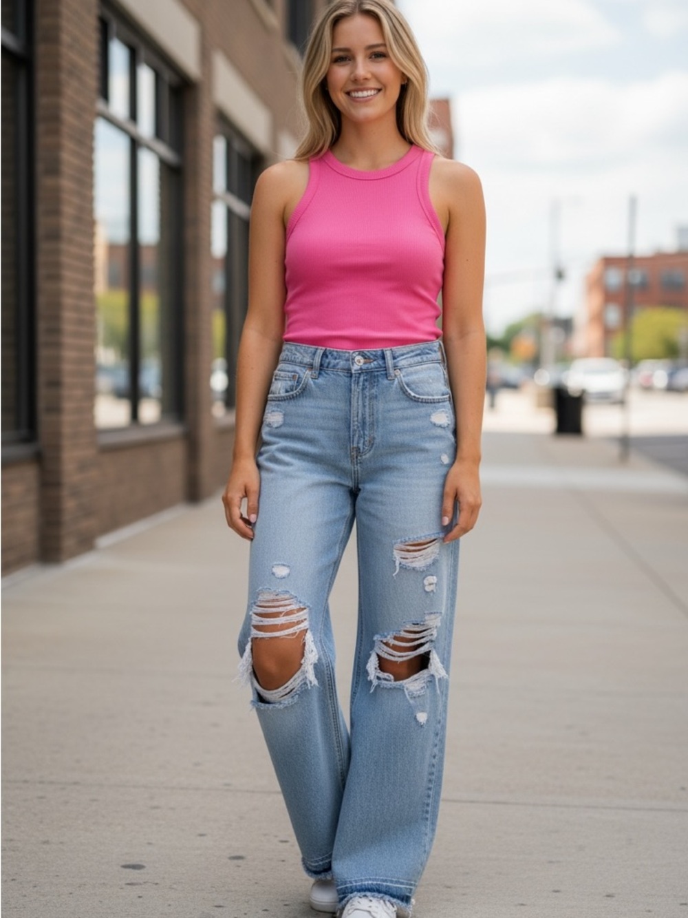 American Eagle Super High-Rise Baggy Wide Leg Jeans Size 6